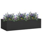 vidaXL Kantoorbloembak 90x40x23 cm staal antracietkleurig, Tuin en Terras, Verzenden, Nieuw