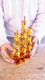 Boot zeilbootmodel Baltisch amber-mozaïek - Barnsteen - 24