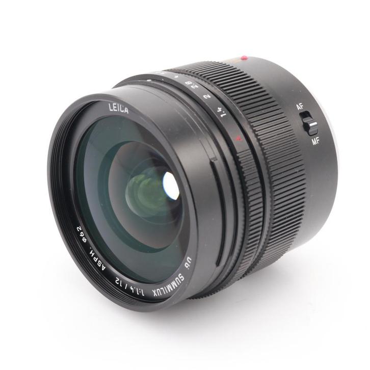 Panasonic Leica DG Summilux 12mm F/1.4 ASPH. | Tweedehands, Audio, Tv en Foto, Foto | Lenzen en Objectieven, Zo goed als nieuw