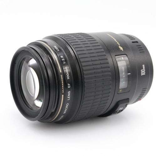 Canon EF 100mm F/2.8 USM macro occasion, Audio, Tv en Foto, Foto | Lenzen en Objectieven, Zo goed als nieuw, Verzenden