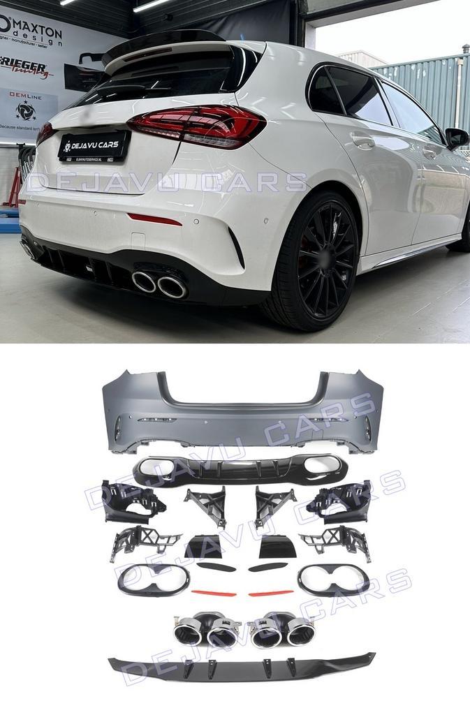 A45 AMG Look Achterbumper voor Mercedes Benz A Klasse W177 H, Auto diversen, Tuning en Styling, Ophalen of Verzenden