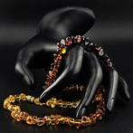 Barnsteen - Rare Baltic Amber Statement Necklace – Warm, Verzamelen, Mineralen en Fossielen