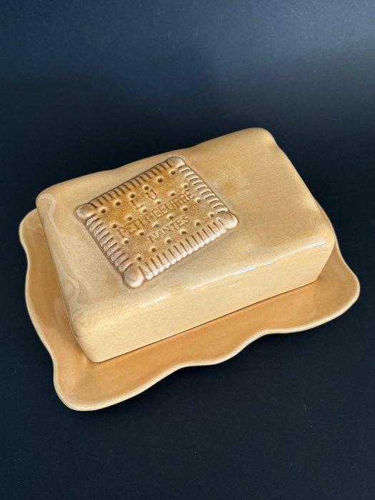 Petit Beurre LU - Beurrier - Céramique - Objet publicitaire, Antiek en Kunst, Antiek | Wandborden en Tegels