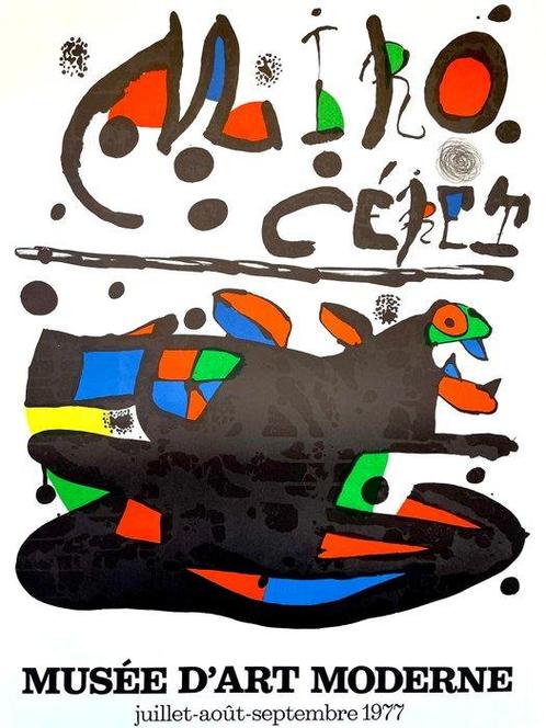 Joan Miró, after - Miró Ceret - Original lithographic print, Antiek en Kunst, Kunst | Tekeningen en Fotografie
