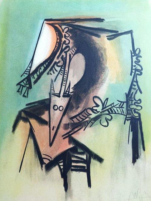 Wifredo Lam (1902-1982) - Les Loas petro enfantent dans la, Antiek en Kunst, Antiek | Overige Antiek