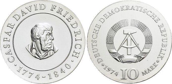 Ar 10 Mark 1974 A duitse Demokratische Republik, Postzegels en Munten, Munten | Europa | Niet-Euromunten, België, Verzenden
