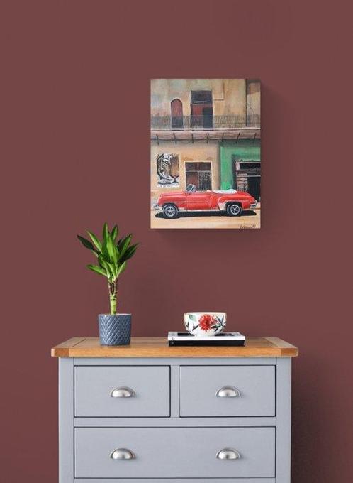 Donatella Ramazzotti - Red Cuba 2, Antiek en Kunst, Kunst | Schilderijen | Modern