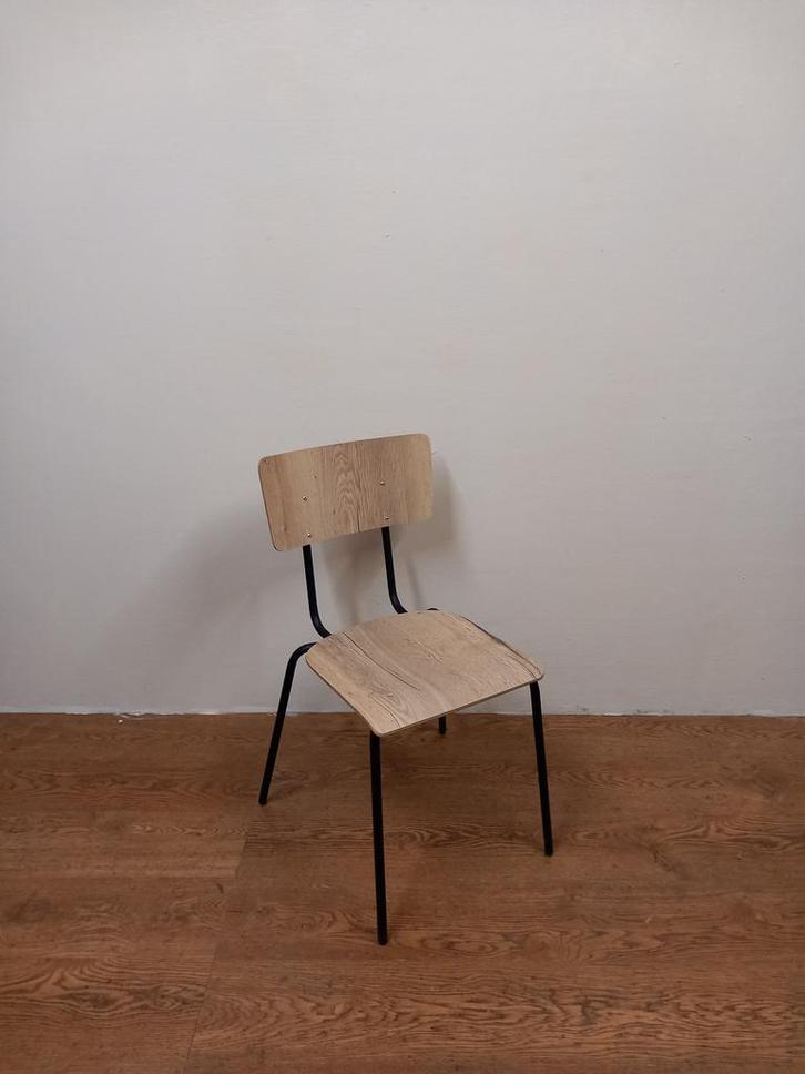 Restpartij Schoolstoel - S3181- Vintage/Café, Huis en Inrichting, Stoelen, Ophalen