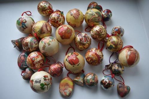 Anciennes décorations de Noël/pendentifs darbres - avec de, Antiek en Kunst, Curiosa en Brocante