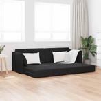 vidaXL Vloer slaapbank Zwart 213 x 76 x 77 cm Fluweel, Huis en Inrichting, Zetels | Zetels, Verzenden, Nieuw