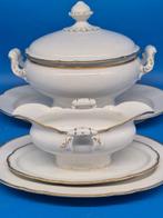 Eetservies - Hutschenreuther Selb – Servierset mit Goldrand, Antiek en Kunst