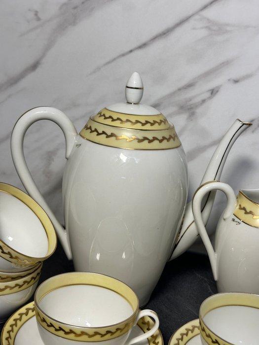 Koffieservies - Porselein - Koffieservies Limoges, Antiek en Kunst, Antiek | Meubels | Tafels