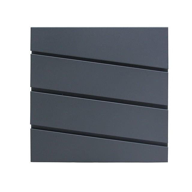 RVS Brievenbus Antraciet - 37x37 cm - Weerbestendig en Du..., Tuin en Terras, Brievenbussen, Inbouw, Nieuw, Wandbrievenbus, Ophalen of Verzenden