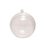 Bal, plastic. deelbaar clear 12cm. 120mm, Nieuw