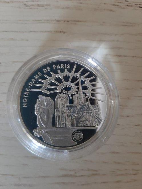 Frankrijk. 10 Francs 2001 Notre Dame de Paris et 6,55957, Postzegels en Munten, Munten | Europa | Euromunten