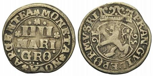 4 Mariengroschen 1656 Melle Osnabrueck, Bistum: Franz Wil..., Timbres & Monnaies, Monnaies | Europe | Monnaies non-euro, Envoi
