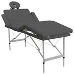 vidaXL Massagetafel met 4 zones 186x68 cm aluminium frame, Verzenden, Nieuw
