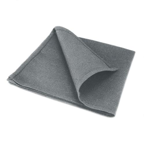 Servetten Antraciet Grijs 40x40cm Katoen - Treb X, Huis en Inrichting, Keuken | Textiel, Overige typen, Overige kleuren, Nieuw