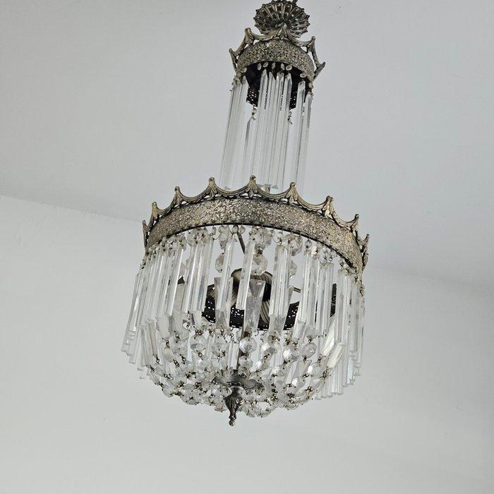 Plafondlamp - keizerlijke corona - Glas, Legering, Antiek en Kunst, Curiosa en Brocante