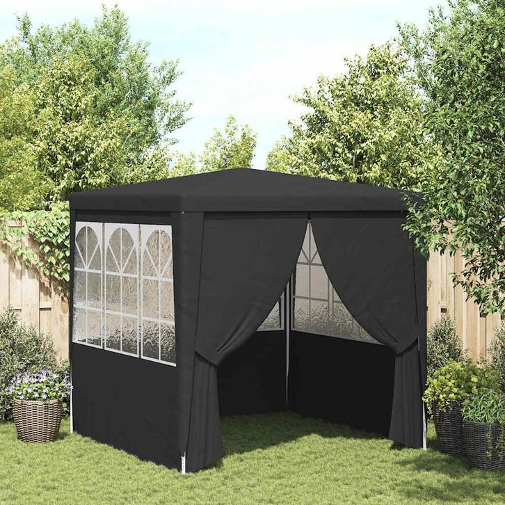 vidaXL Partytent met wanden professioneel 90 g/m² 2,5x2,5 m, Tuin en Terras, Partytenten, Nieuw, Verzenden