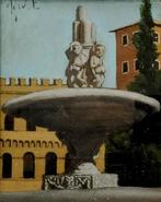 Jef Wauters (1927-2013) - Fontana di Piazza dellAra Coeli,, Antiek en Kunst