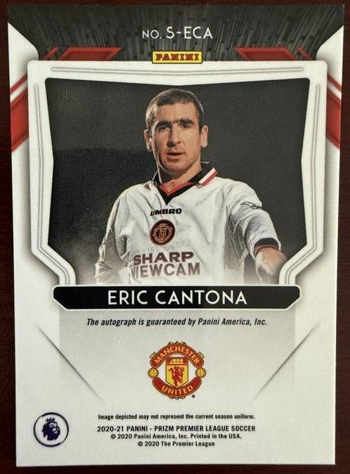 2020/21 Panini Prizm Eric Cantona S-ECA Carte dédicacée - 1, Verzamelen, Stickers