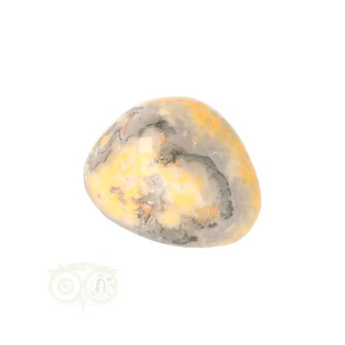 Bumble Bee Jaspis trommelsteen Nr 17 - 13 gram, Handtassen en Accessoires, Edelstenen, Nieuw, Verzenden