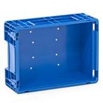 Stapelbak kunststof  L: 400, B: 300, H: 145 (mm) blauw, Bricolage & Construction, Casiers & Boîtes, Ophalen of Verzenden