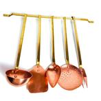 Groente serveerlepel - Messing, Koper