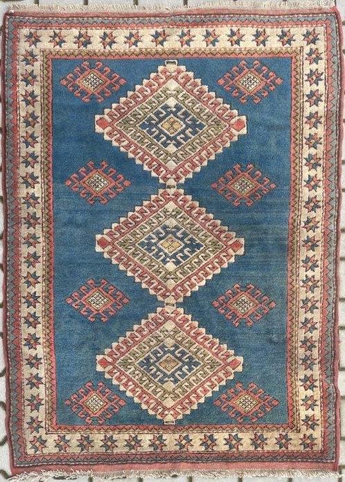 Nomade Kazakh - laine - noué à la main - tapis - couleurs, Huis en Inrichting, Stoffering | Tapijten en Vloerkleden