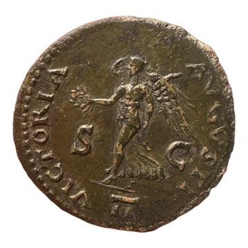 Romeinse Rijk. Nero (54-68 n.Chr.). Dupondius Lugdunum