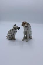 Lladró - Statuette, 2 hondjes - 10 cm - Porcelaine, Antiquités & Art