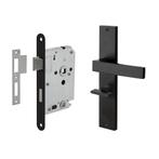 Deurbeslag set Lusso met toilet-/badkamer sluiting - Mooi..., Ophalen of Verzenden, Nieuw, Overige materialen, Klink of Kruk