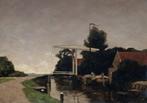 Willem Gerardus Bieschel (1863-1936) - Vaart bij Maastricht, Antiek en Kunst