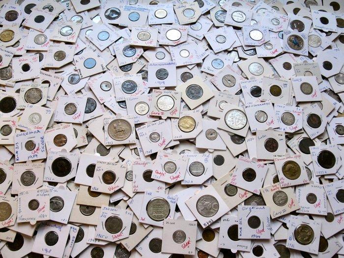 Europa. 500+ Coins | 40+ Silver | 1665-2017 | >40% Pre-1950, Timbres & Monnaies, Monnaies | Europe | Monnaies non-euro