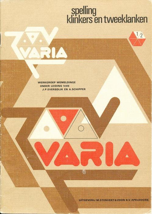 Varia Spelling klinkers en tweeklanken, Boeken, Schoolboeken, Verzenden