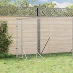 vidaXL Hondenkennel voor buiten 2x10x2 m gegalvaniseerd, Dieren en Toebehoren, Verzenden, Nieuw