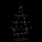 vidaXL Kerstdecoratie kerstboom 105 cm metaal zwart, Diversen, Kerst, Verzenden, Nieuw