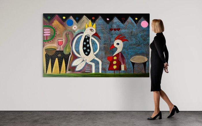 V. Cox - Don’t Stop Loving Me IV - XXL · No Reserve, Antiek en Kunst, Kunst | Schilderijen | Modern