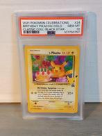 Pokémon - 1 Graded card - Pikachu 24 Foil - PSA 10 - Sword &, Hobby en Vrije tijd, Verzamelkaartspellen | Pokémon, Nieuw