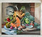 Jacques Tronchet (1923-2006) - Nostalgisch keuken tafereel, Antiek en Kunst