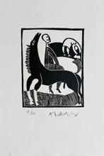 Pierre Alechinsky (1927) - Le poète assassiné