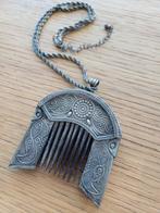 Haarborstel met hanger - Zilver, Emaille - China - 20e eeuw, Antiek en Kunst