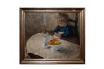 Europese school (XX) - Child at the Table – German