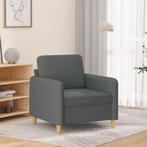 vidaXL Fauteuil Gris foncÃ© 60 cm Tissu, Verzenden