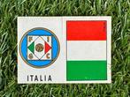 1970 - Panini - Mexico 70 World Cup - Italy Badge & Flag -