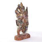 Hand carved and painted - Figure - Myanmar/Birmanie (Sans