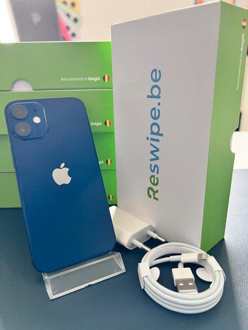 iPhone 12 Mini 64GB 128GB 256GB Blauw + 3 Jaar garantie, Télécoms, Téléphonie mobile | Apple iPhone, Enlèvement ou Envoi