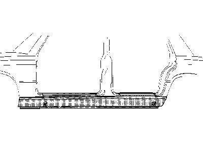 Dorpel rechts | Mercedes w116, Auto-onderdelen, Overige Auto-onderdelen, Ophalen of Verzenden