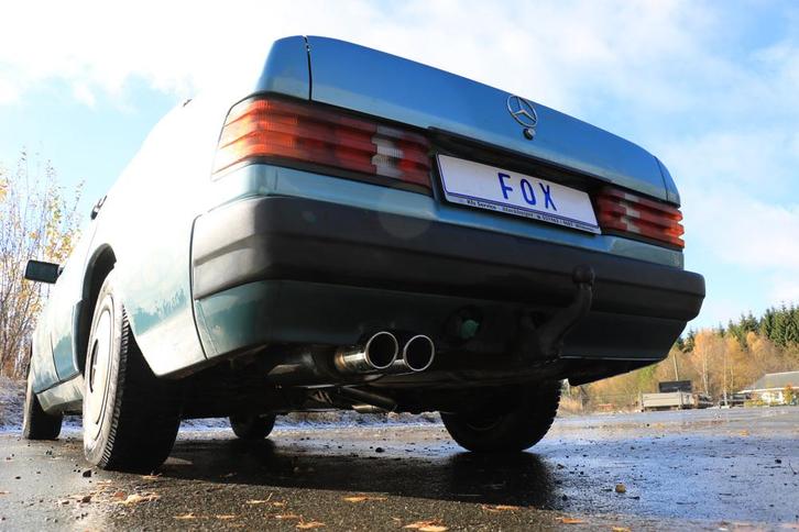FOX Mercedes 190 W201 einddemper en voordemper - 2x76 Type 1, Auto-onderdelen, Uitlaatsystemen, Nieuw, Verzenden